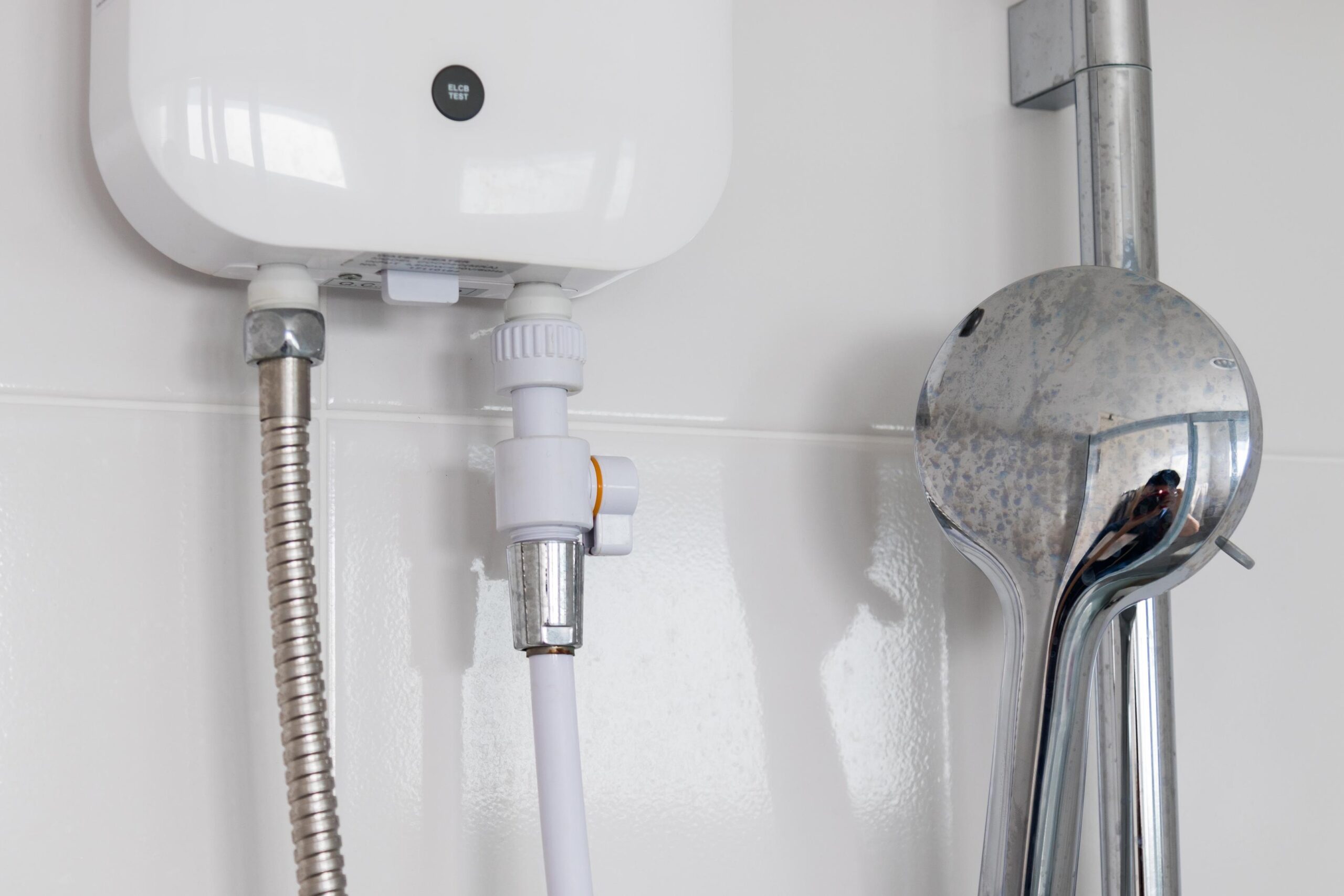 how to install electric shower over bath